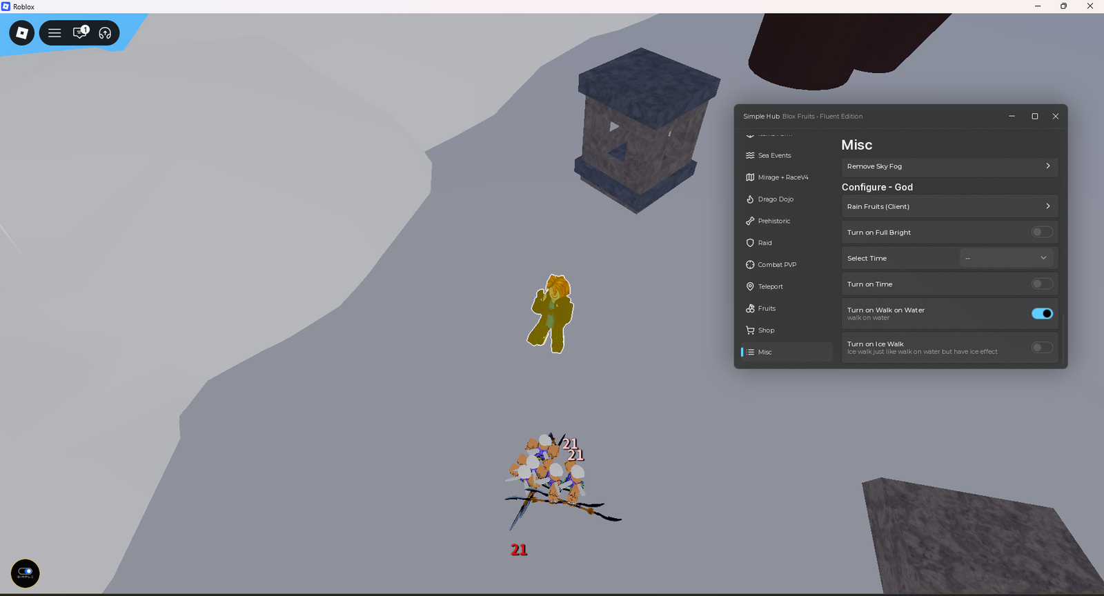 Blox Fruits Script Simple Hub Autofarm No Key