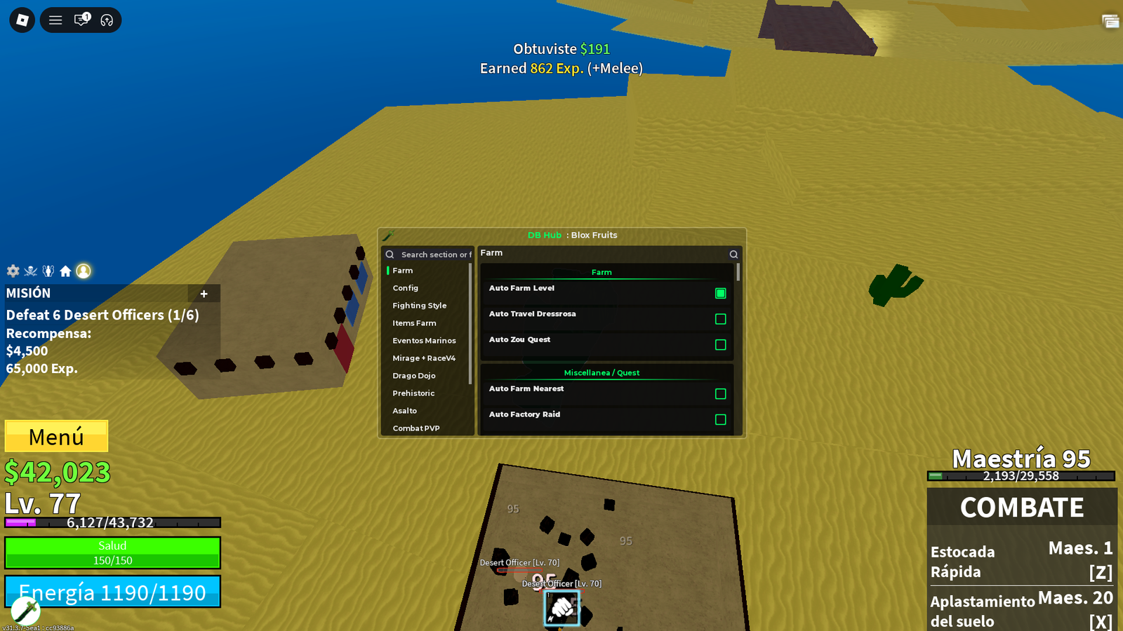 Blox Fruits - DB Hub Script Autofarm