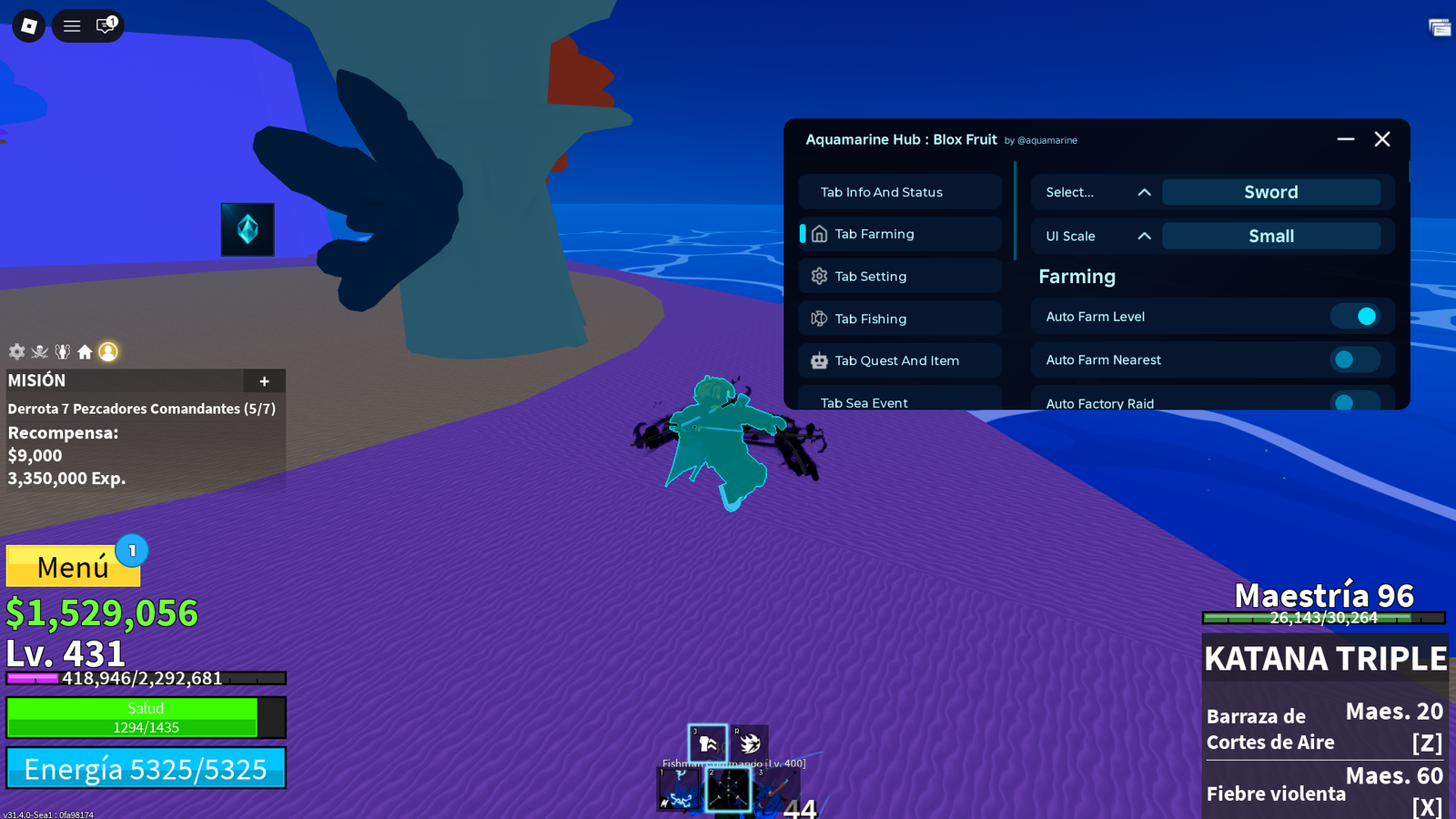 Blox Fruits Script No Key – Aquamarine Hub